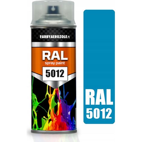 Pintura acrílica en aerosol RAL 5012 azul claro (1/2)