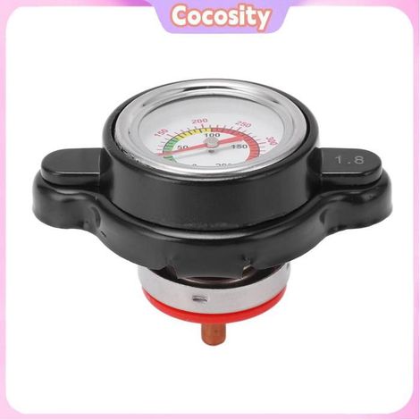 Cocosity Bouchon de radiateur avec jauge de température Jauges de Température de Bouchon de Radiateur, Capuchon de auto sonde (1/5)