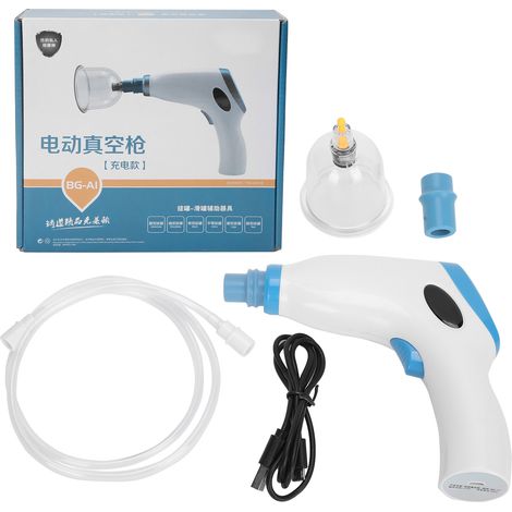Kit de Ventouses à Pompe Électrique pour Drainage Lymphatique et Soulagement des Douleurs (1/5)