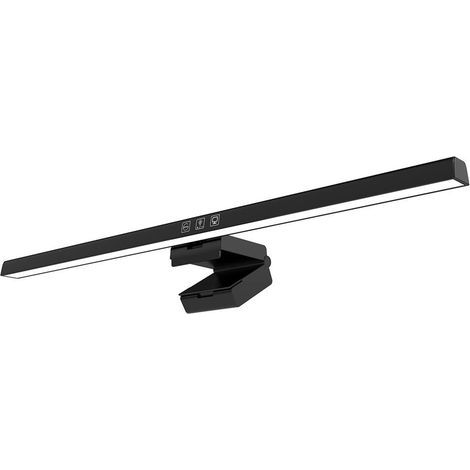 Leuchtleiste für Computermonitore, reduziert die Augenbelastung, Touch-Bedienung, LED-Lampe, 60-Minuten-Timer, schwarz (1/5)