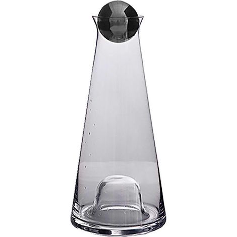 Pichet à eau froide pratique de grande capacité (en ml), en verre transparent multicolore, style rétro, pour la chambre et la famille - Sy (1/5)