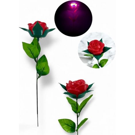 LED leuchtende Rose 0276