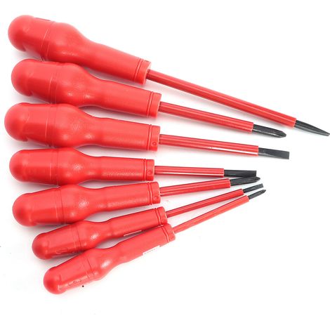 Kit de 7 tournevis isolés magnétiques de précision pour électricien, référence 9701 (1/5)