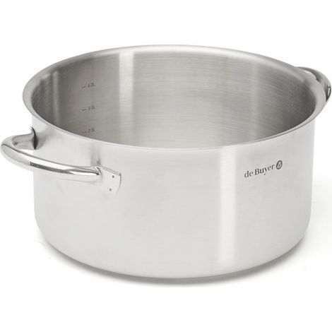 De Buyer 3505.24 Prim Appety Tegame 4 L Acciaio inox Induzione e Forno Resistente Lavabile in Lavastoviglie colore Acciaio inox