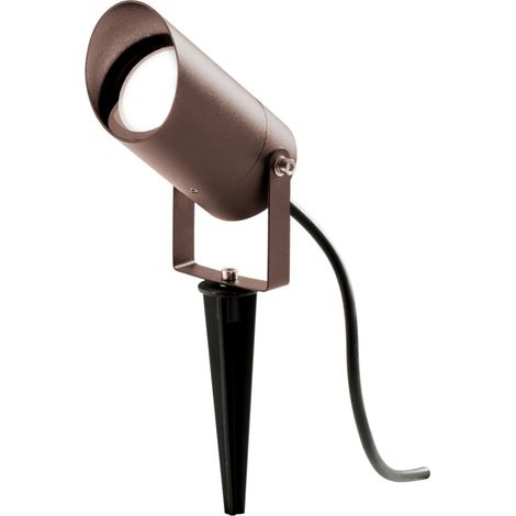 Spot piquet aluminium gea led ges1141 ip65 gu10 led projecteur de sol orientable extérieur (1/5)