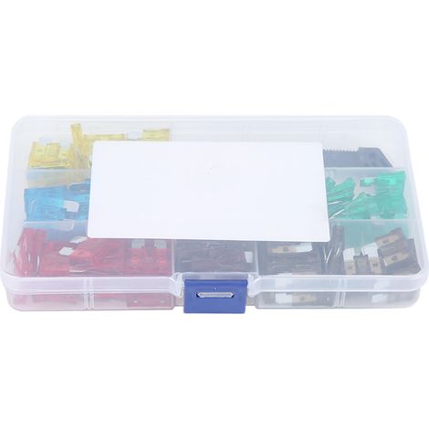 120 pièces boîte fusible lame milieu kit assortiment 7.5A 10A 15A 20A 30A 5A 40A (1/5)