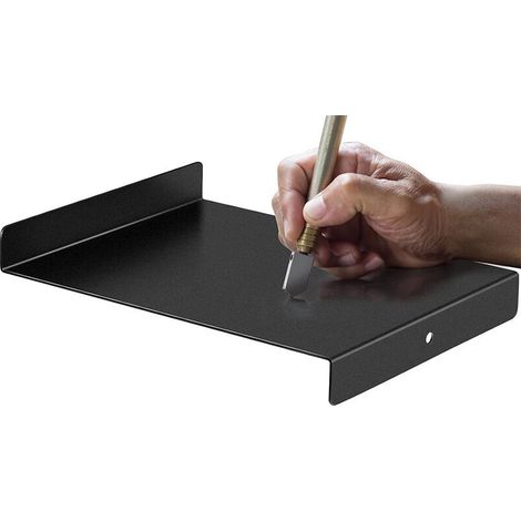 Plateforme de gravure portable en métal avec crochet plat pour tampon encreur, adaptée à l'impression et à la gravure sur bois. (1/5)