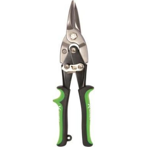 Cisaille à tôle droite pro 250 mm – Lames microdentées pour coupe précise – Acier tendre jusqu'à 1.2 mm – Poignées antidérapantes (1/5)