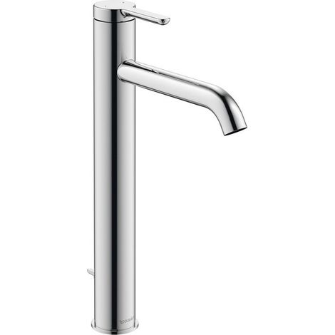 mitigeur monocommande de lavabo Duravit C.1XLavec garniture de vidage chroméé