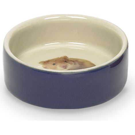 Nobby Keramikschale Hamster blau Ø 7,5 cm Napf