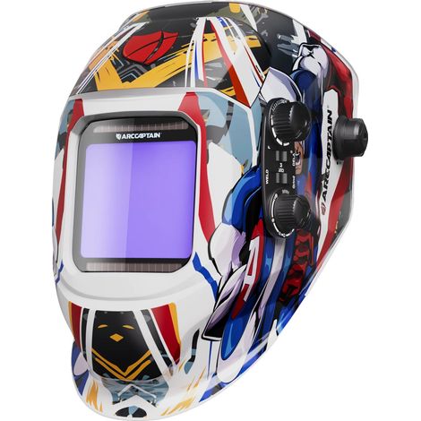 Casco per saldatura, tecnologia a colori reali, funzione di oscuramento automatico, AR-WC035 (1/2)