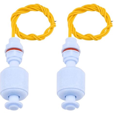 2er-Pack Wasserstandssensoren, Schwimmer für Hydrokultur, Gartenbau, Aquarium, Schwimmbad – 10 W, 52 mm