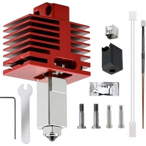 Hotend-Kits für BambuLab P1S, P1P, X1, X1C, X1E: Einteiliges, gehärtetes Stahl-Upgrade-Kit TZ4.0 mit X1-Keramikscheibe (1/5)