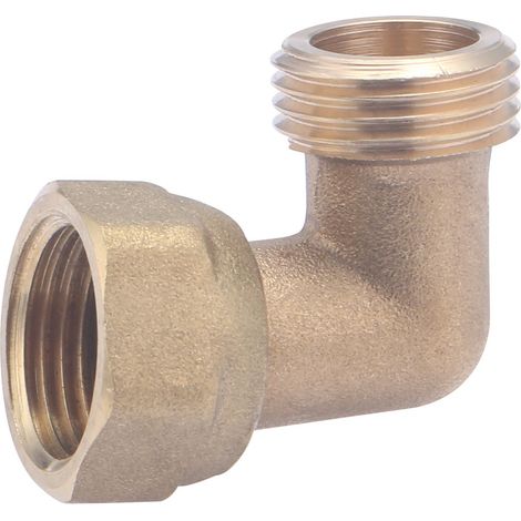 Codo Tuerca Libre QUICK PLOMBERIE - Macho 1/2 Hembra 1/2