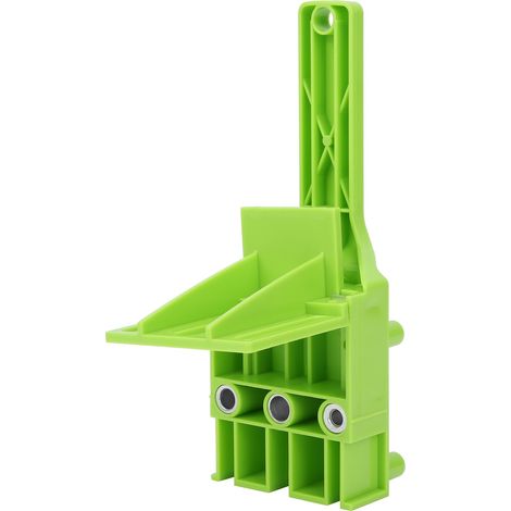 38-teiliges Set Holzbearbeitungs-Bohrloch-Einführungshilfe, Tischler-Bohrschablone, Handwerkzeug, Grün (1/5)