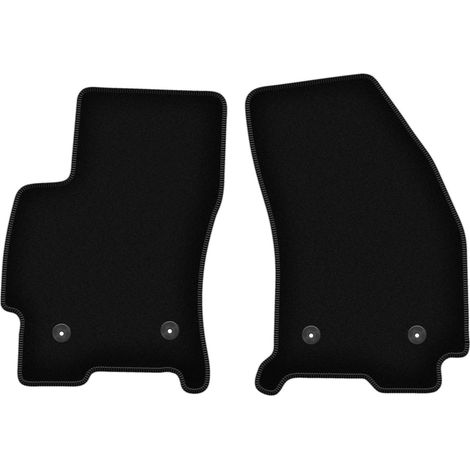 Alfombrillas delanteras básicas de terciopelo para: Ford Mondeo MK3 familiar, liftback y sedán (2001-2007)