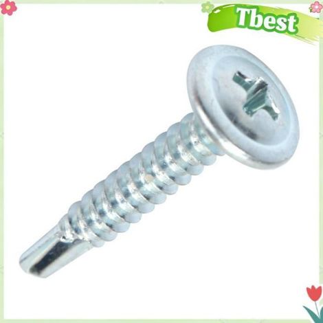 Vis Autoperceuse Tête Bombée - M4.2 × 19 mm - Pour Fixation Sur Tôles Métalliques - 50 Pièces (1/5)
