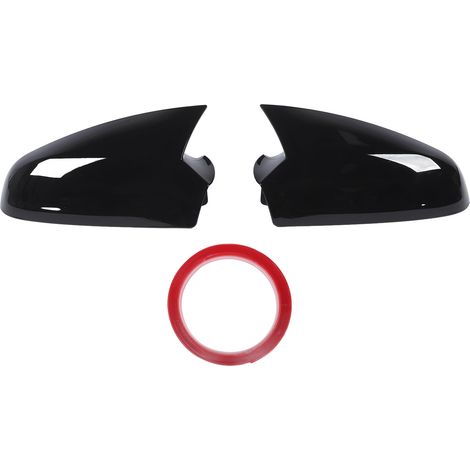 1 paire de capuchons de rétroviseur 6428200, couvercle de porte de remplacement haute résistance pour Vauxhall Astra H MK5 2004 – 2009, noir brillant (1/5)