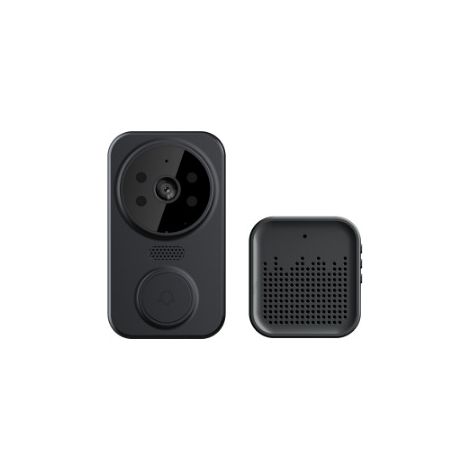 Sonnette vidéo bidirectionnelle HD avec télécommande Wi-Fi (1 pièce)-AquaForge