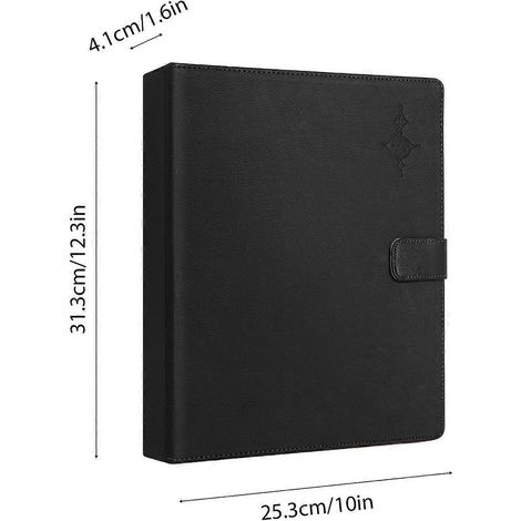 Pochettes à partitions 30 feuilles volantes, pochettes pour partitions chorales avec dragonne, en cuir PU, pour représentations scéniques. (1/4)