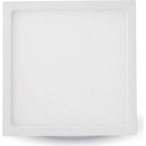 Trade Shop - Runde oder quadratische LED-Deckenleuchte für Oberflächenpaneel, 25 W, warm/kalt, Natur - Platz (1/5)