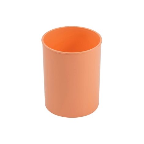 CUBILETE FAIBO PLASTICO PASTEL NARANJA