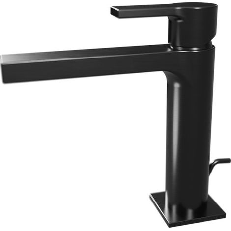 Mitigeur lavabo large Chromé Noir Brossé OMEGA - CRISTINA ONDYNA OG22375