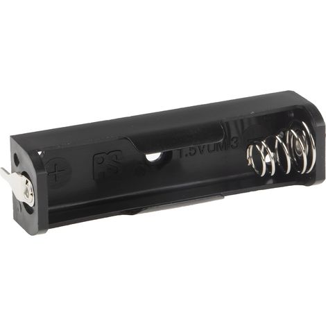 Porte-pile 1 x RS PRO AA, raccordement Circuit imprimé ( Prix pour 1 ) (1/3)