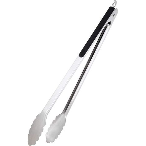 Pince à Barbecue, Acier inoxydable/plastique, Longueur : 37,7 cm, Classic Spezial, Argenté/noir-Fei Yu (1/5)