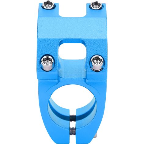 Potence de VTT LUNJE, guidon court, potence creuse en alliage d'aluminium, 31,8 x 35 mm, bleue