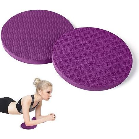 KLVGTIFS PU - 2 Pcs Genouillère de Yoga, Tapis de Yoga Genouillères, Coussin de Genou Yoga 15mm, Antidérapantes et Douces Pour Protègent Les Genoux, Les Poignets et Les Coudes Des Blessures (1/5)