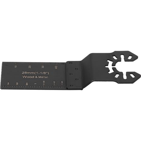 Lame universelle pour outil oscillant, scie à bois, métal mou et plastique, lot de 5 pièces de 28 mm, accessoires de bricolage manuel (1/5)