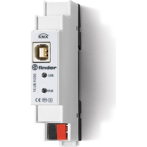 Interface modulaire USB pour Bus KNX IP40 FINDER 1KUB9030PAS