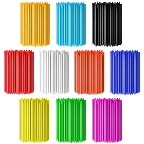 Couvre Rayons Vélo 72 Pièces Décoration Jantes Couverture Protectrice Multicolore (1/4)