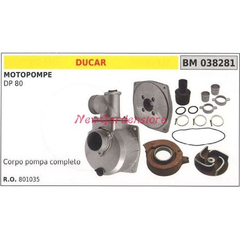 Corpo DUCAR motopompa DP 80 038281