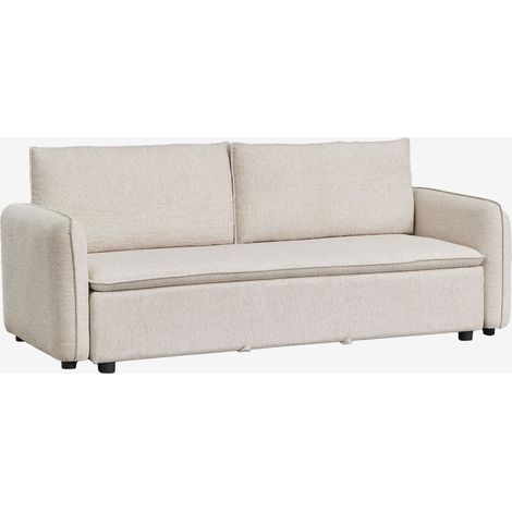 SKLUM 3-Sitzer Schlafsofa aus Bouclé-Stoff Drovi                                   