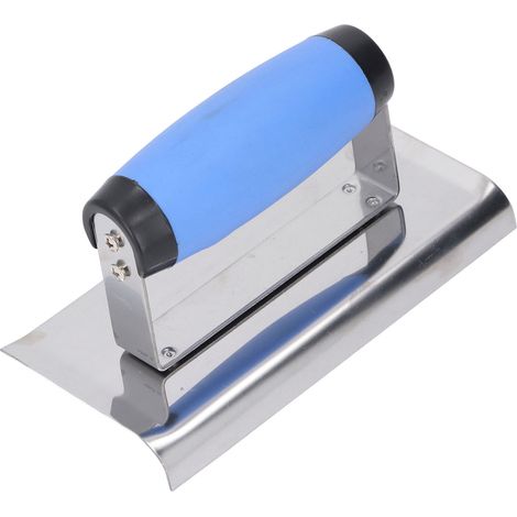Lisseuse à béton manuelle en PP et acier inoxydable, outil multifonction de réparation pour bordures de dalles (1/5)