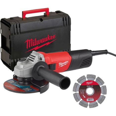 Amoladora angular de 800W, 115mm (1/4)