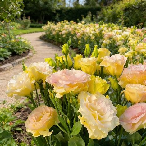 1000 Graines de Lisianthus Champagne – Variété d’Eustoma Chic et Lumineuse, Facile à Cultiver en Pots (1/5)