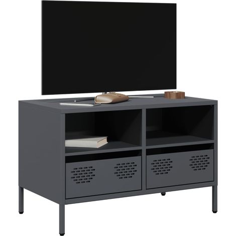 TV-Schrank Anthrazit 68x39x43,5 cm Kaltgewalzter Stahl