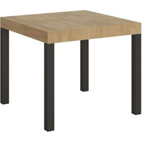 Tavolo allungabile 90/246x90 cm Everyday quercia natura gambe antracite