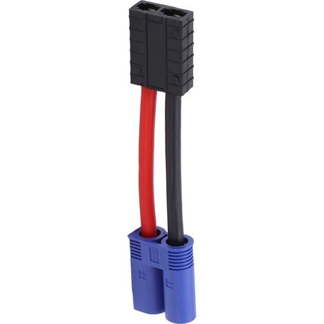 Adaptateur de câble EC5 mâle vers EC5 femelle, 95 mm, calibre 12 AWG, pour modèles réduits de voitures et d'avions radiocommandés. (1/5)