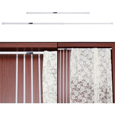 Asta per tende telescopica - VINGVO - DUO - Estensibile da 55 a 90 cm - Facile installazione - Design contemporaneo (1/4)