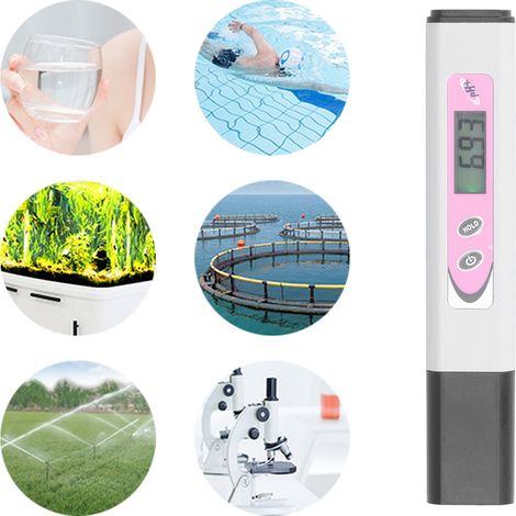 pH-mètre portable, testeur de pH, pH-mètre d'aquarium compensé en température (1/5)
