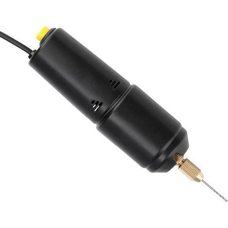 Tragbare Mini-USB-Bohrmaschine mit 3 Bohrern, 5 V Gleichstrom für präzises Arbeiten (1/5)