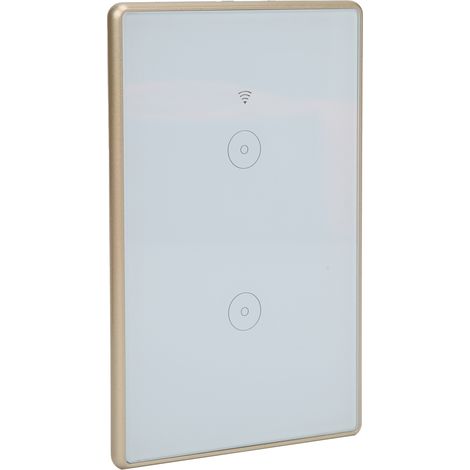 US, AU standard smart switch, wireless remote control, WiFi remote control switch, 95-250VAC (304-2) (1/5)