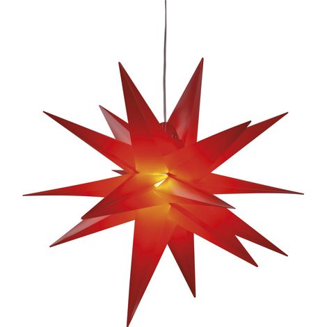 Saico LED-Stern mit Timer Ø 35 cm warmweiß rot LED Stern