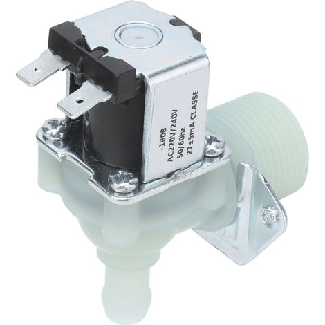 Électrovanne d'arrivée d'eau G3/4 po en plastique, normalement fermée, 220 V/240 V CA (1/5)