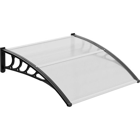Auvents, Polycarbonate Résistant aux Intempéries, Installation Facile, clair (1/2)