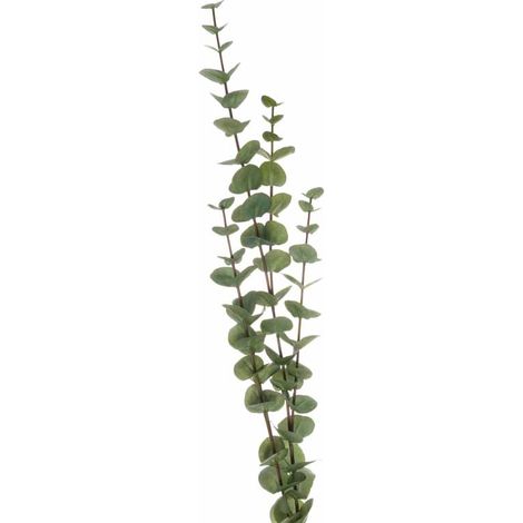 Large Cineraria Eucalyptus Spray Artificial Plant - Plastic - L28 x W28 x H110 cm - Green